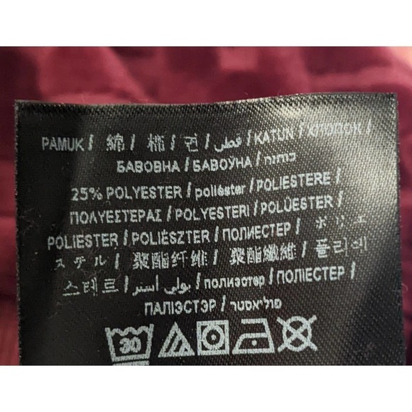 Guess Womens After Party Velour Logo Cropped Hoodie Sweatshirt Size M Purple NWT - Picture 6 of 7